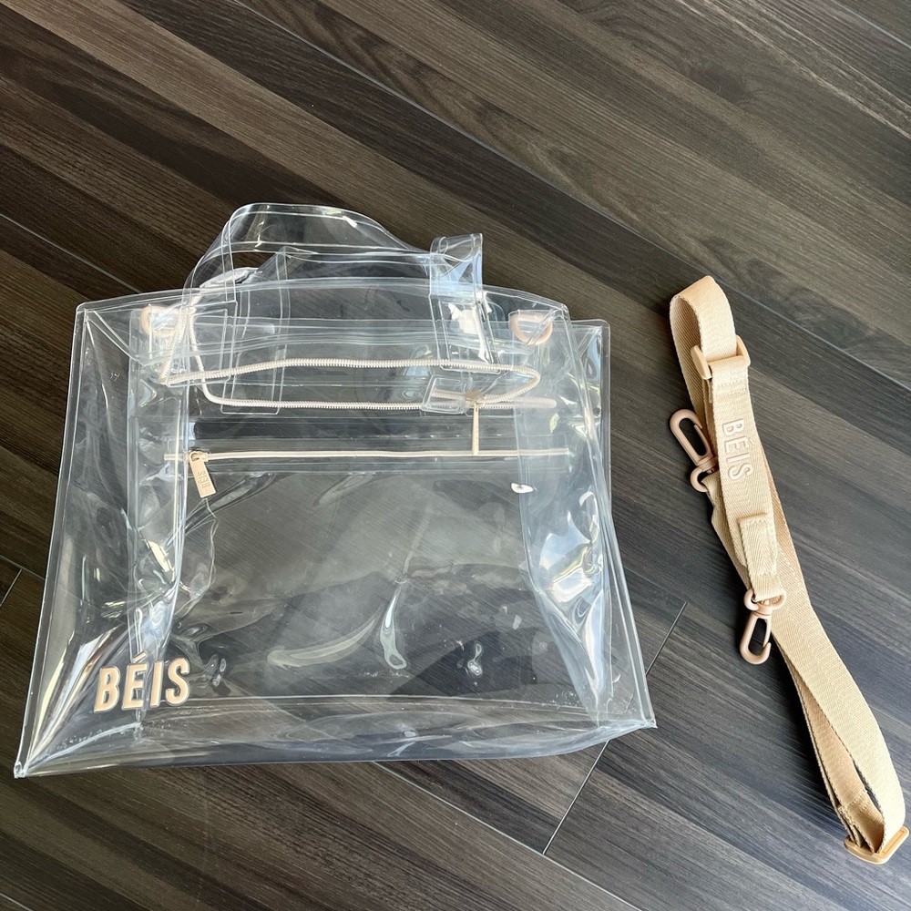 BEIS Stadium Tote in Beige